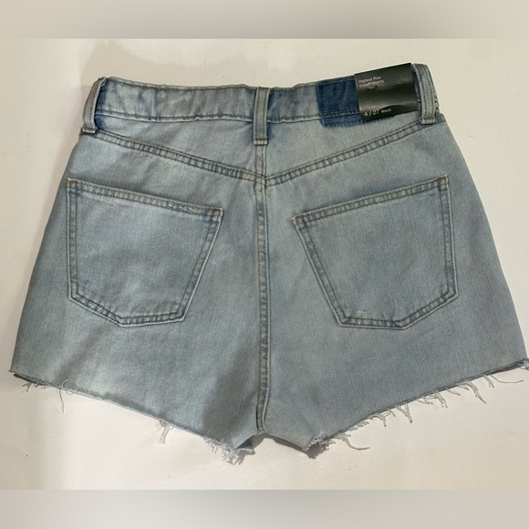 Highest Rise Cut off Jean Shorts Womens Sz 4 Waist 27 Wild Fable Daisy Dukes NWT - Picture 6 of 8